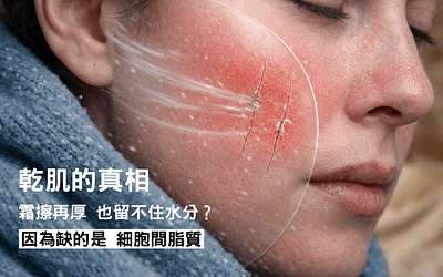 臉乾補水沒效?專家揭秘:修復「肌膚屏障」才是告別脫皮乾裂的終極關鍵