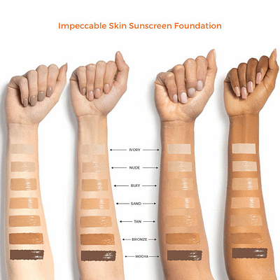 Suntegrity Impeccable Skin Arm Swatches