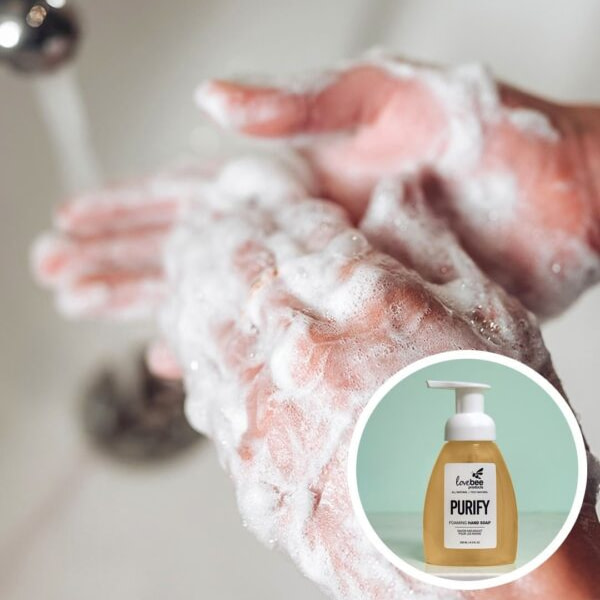 lovebee foaming hand soap hand