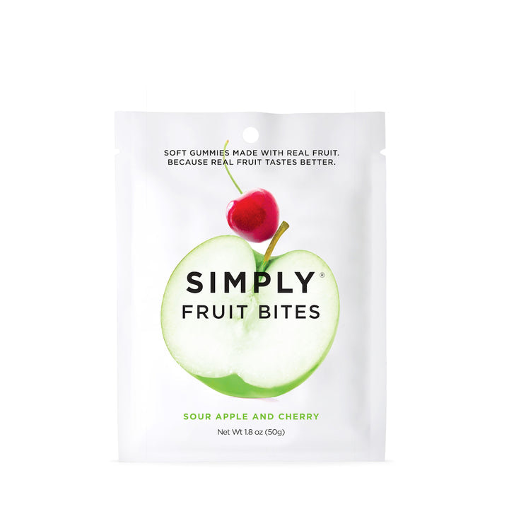 simply gum fruit bites sour apple cherry 2