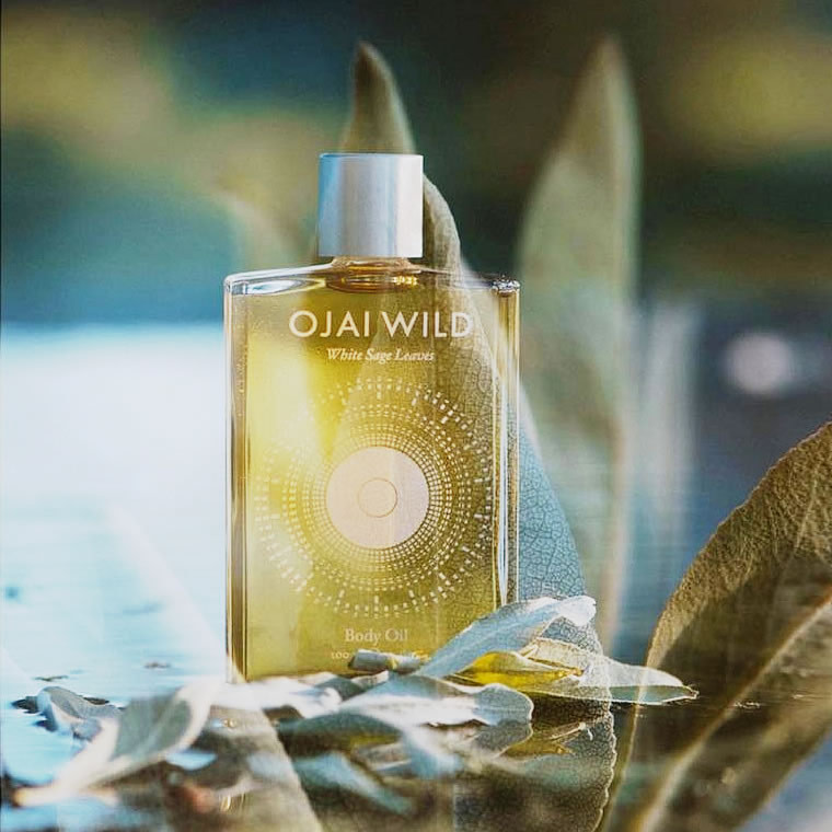 ojai wild white sage leaves body oil 21120701