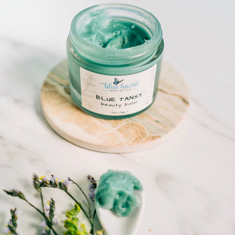 blue haven holistics blue tansy beauty balm