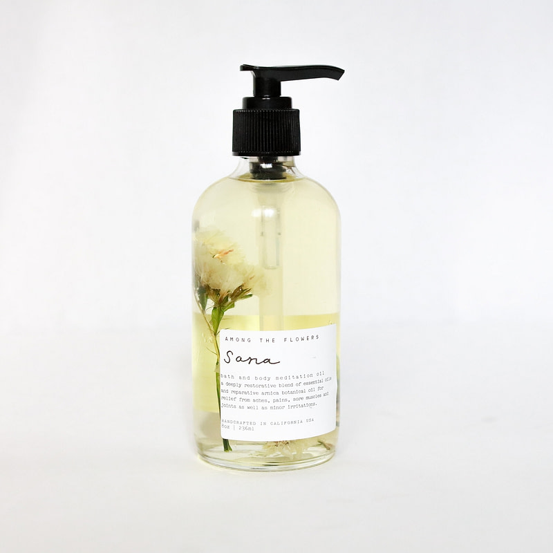 among the flowers sana body bath meditation oil