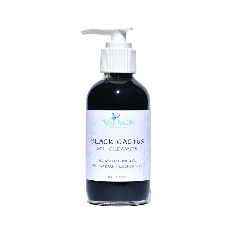 Blue Haven Black Cactus Charcoal Gel Face Cleanser e1683769489744