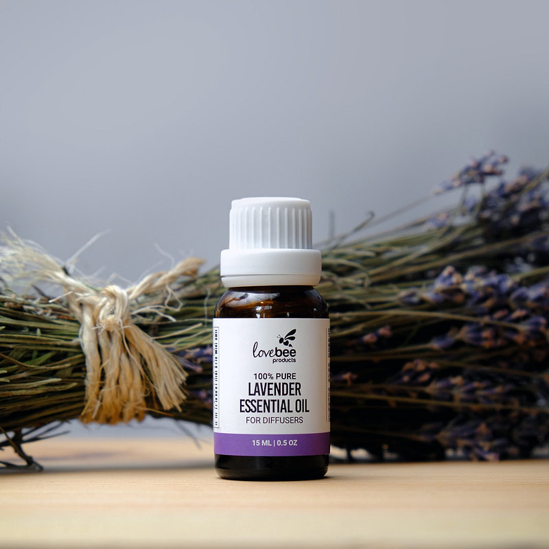 Lovebee essential oils for diffusers lavender 1