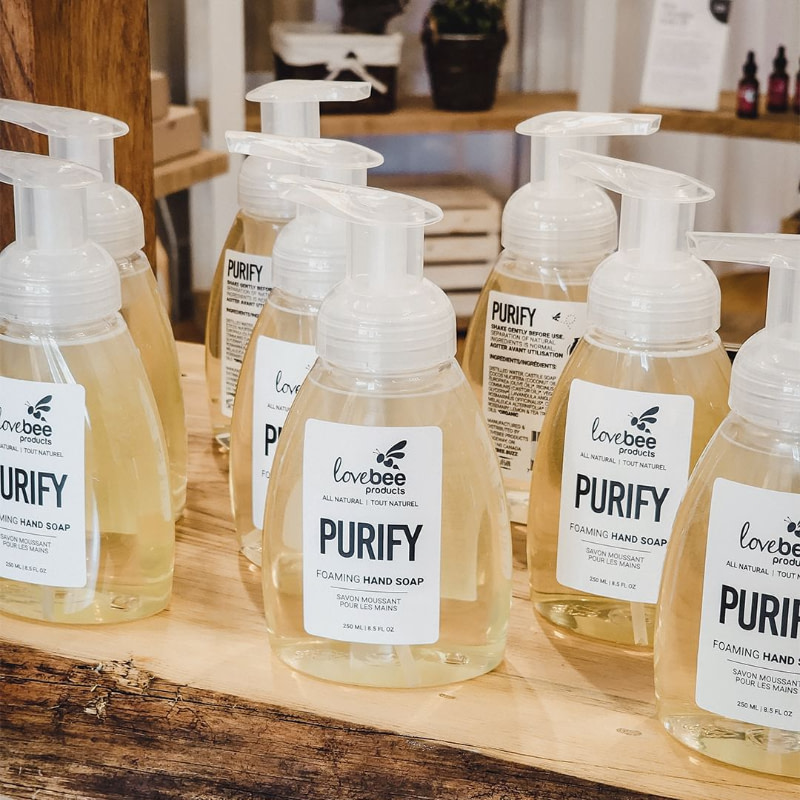 lovebee foaming hand soap