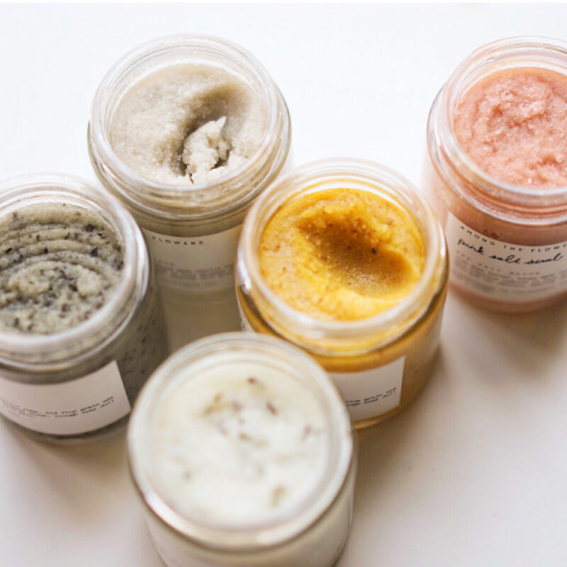 Among the flowers Moisturizing Whipped Salt Scrub 1 e1692255763230