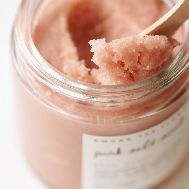Among the flowers Moisturizing Whipped Salt Scrub Pink Salt