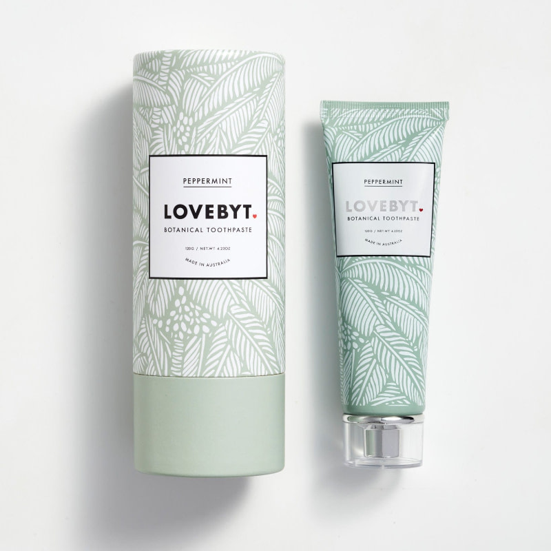 Lovebyt peppermint toothpaste 1