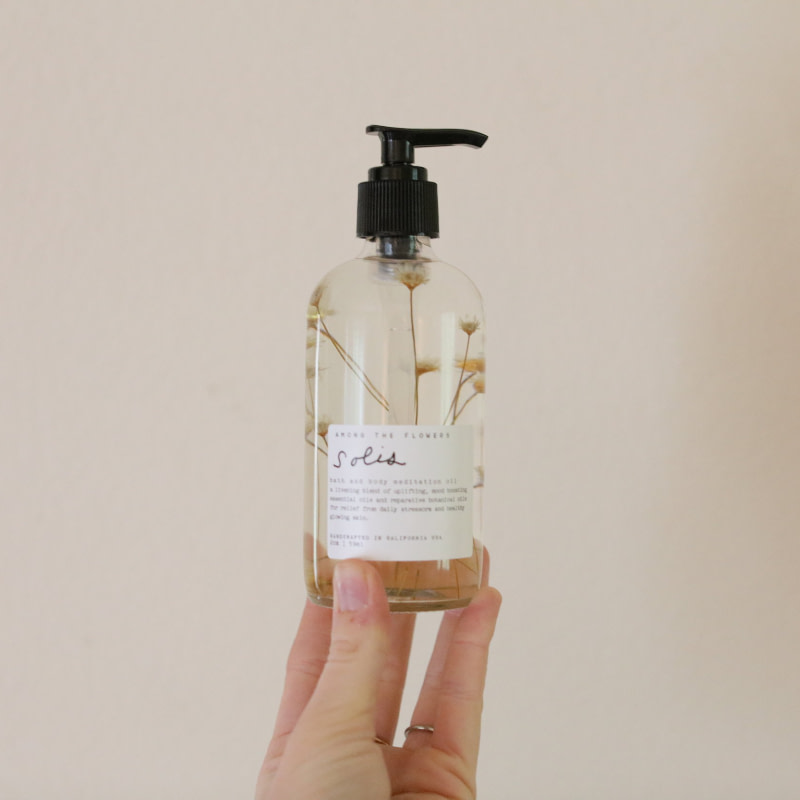 among the flowers solis body oil 1