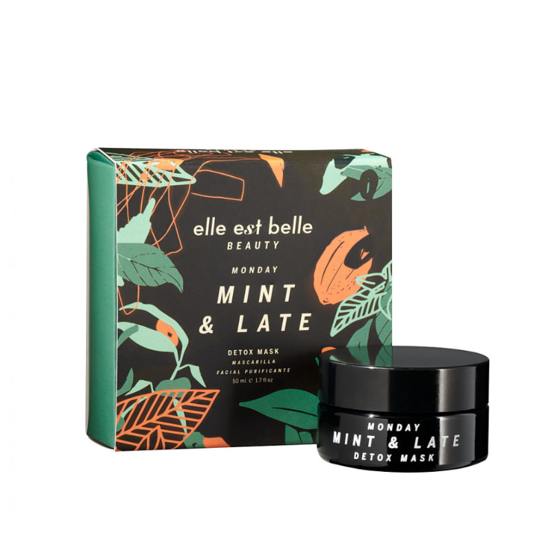 elle est belle monday mint late detox mask