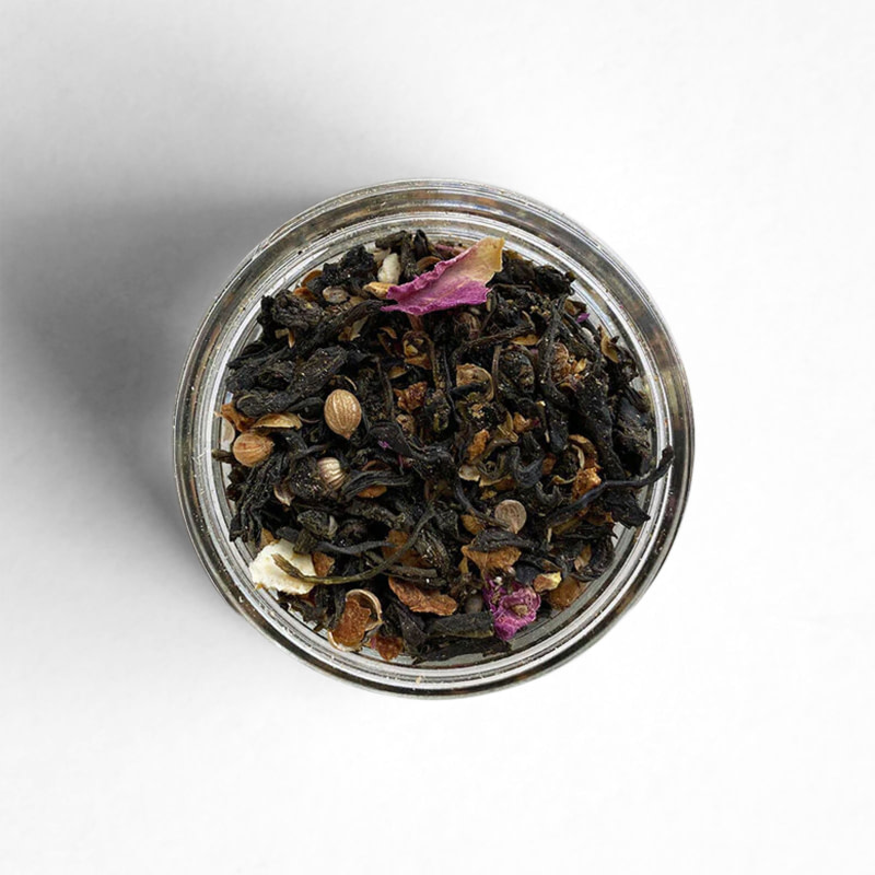 curio spice co yuzu rose green tea 1