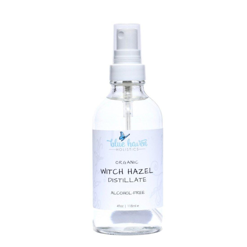 blue haven holistics alcohol free witch hazel face toner
