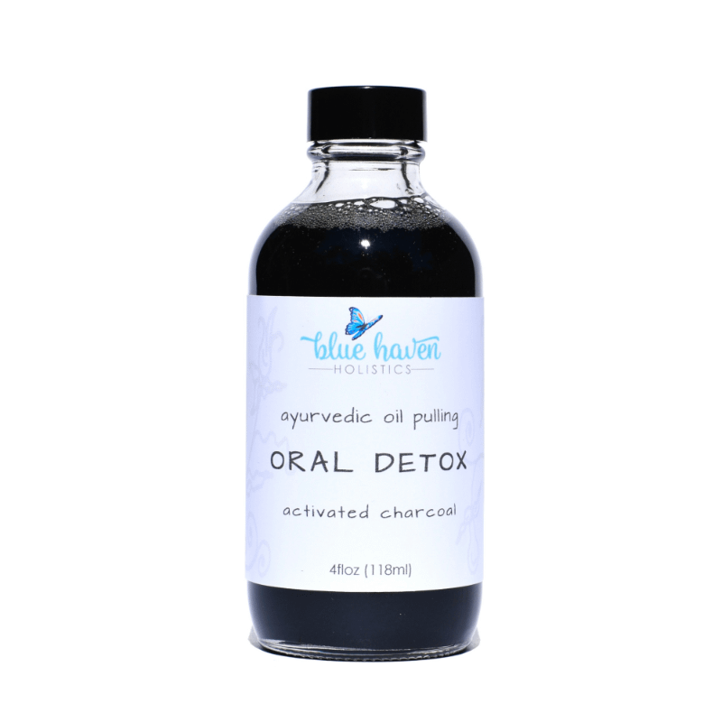 blue haven oil pulling mouthwash activated charcoal