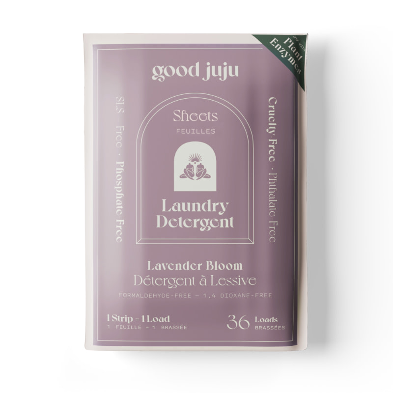 Good Juju Laundry Detergent Strips Lavender Bloom 3d