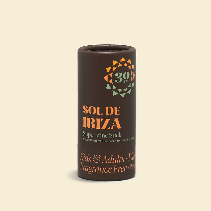 Soi De Ibiza Face Body Super Zinc Stick Spf30 45g
