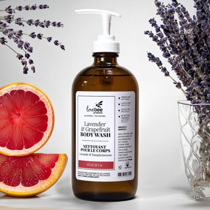 Lv Body Wash Lavender & Grapefruit